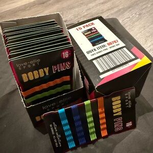 480 Multi Colored Love Ellie Sport Bobby Pins. Two Packs.